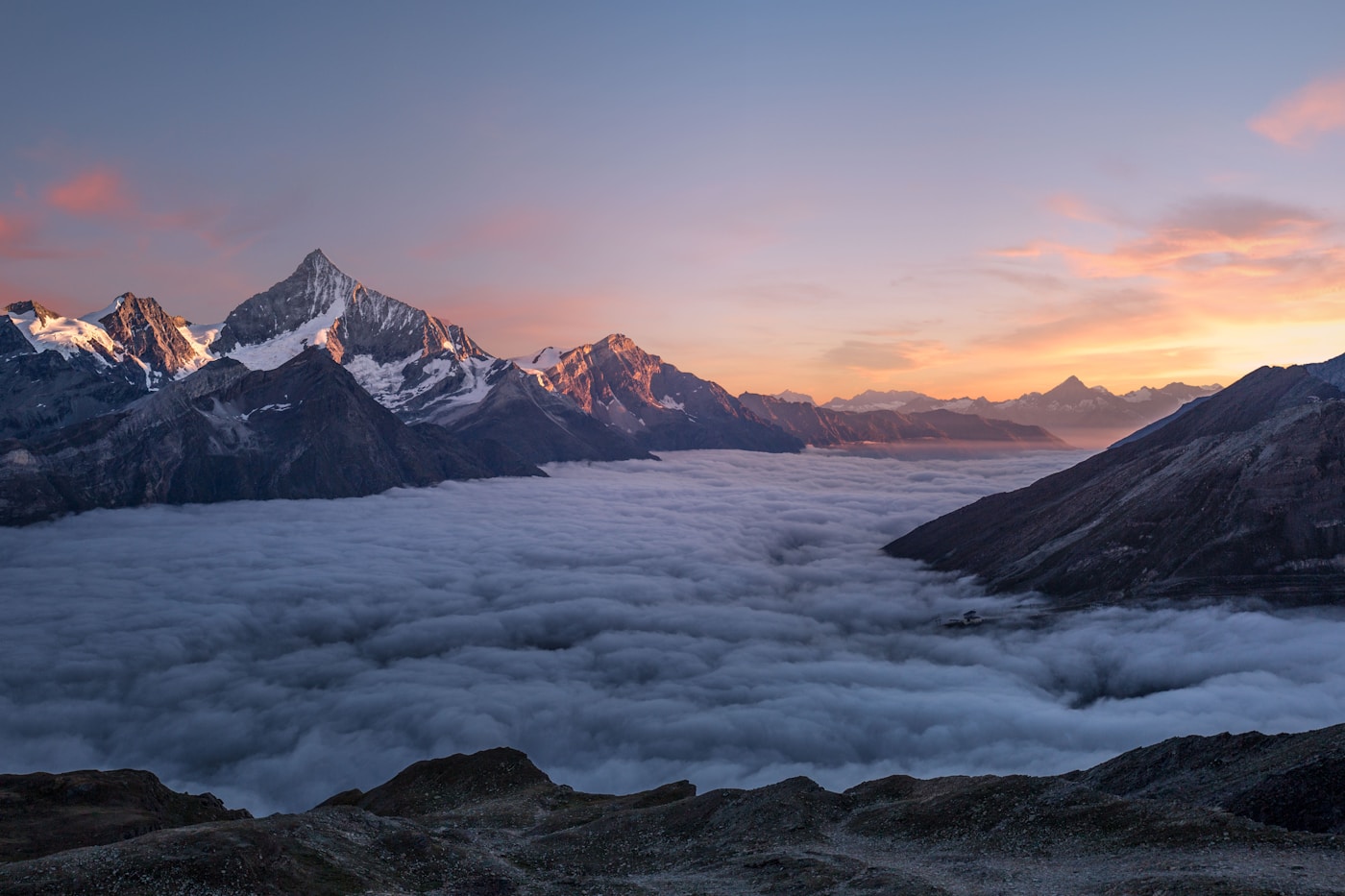 Peaks above cloud cover — measured clarity through uncertainty